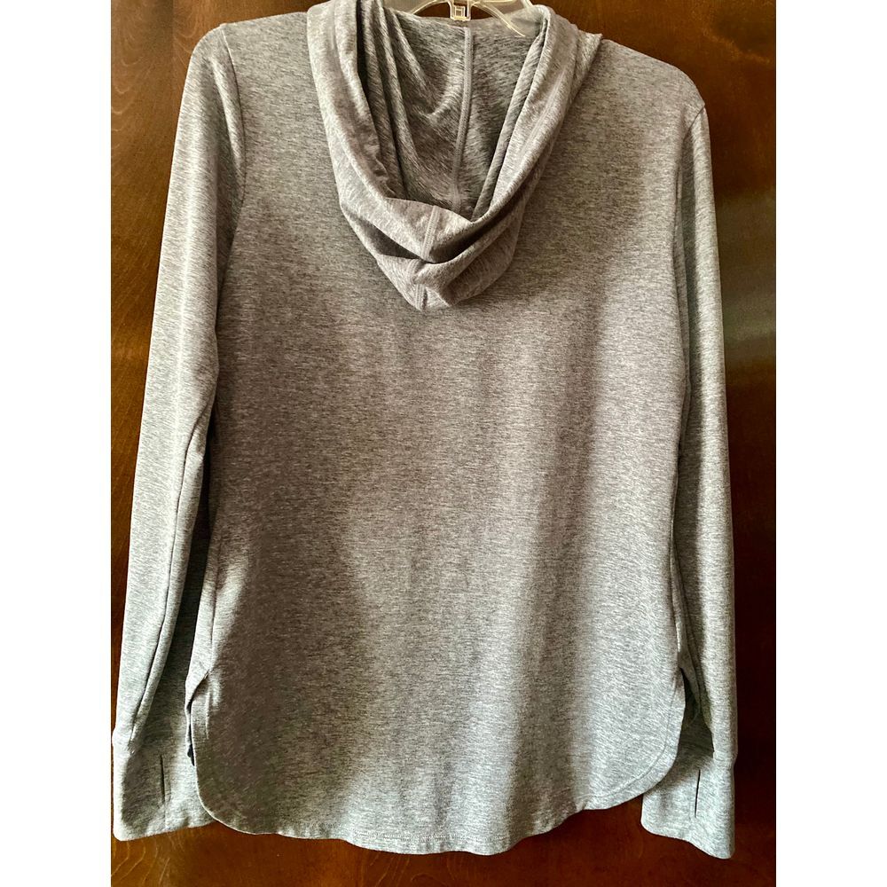 Reebok Women's Lightweight Cowl Neck Athletic Pullover Hoodie Athleisure Top LG - Picture 5 of 5